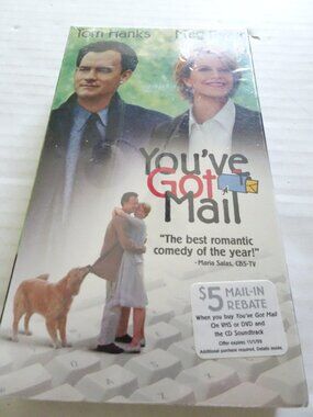 You've Got Mail - VHS Tape - 1998 with Tom Hanks, Meg Ryan and Steve Zahn - NEW